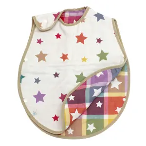 [Wholesale Products] Made in Japan 6-Layered Gauze Baby Swaddle 49cm*40cm 100% Cotton Breathable Low MOQ Soft Touch Star