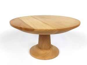 EL DISEÑO ÚNICO HECHO A MANO FORMA REDONDEADA PASTEL DE CUMPLEAÑOS Soporte para servir para fiesta Celebración Pastel de madera - Product Image 3