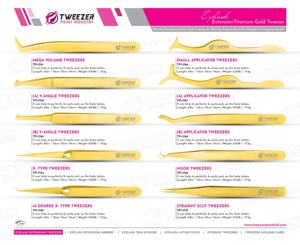 Nuevas pinzas de pestañas de aislamiento especial para artistas de pestañas profesionales Pinzas rectas para separar pestañas naturales - Product Image 6