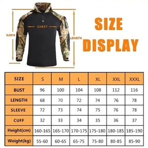 Sudaderas con capucha para hombre, 100% algodón Sudadera con capucha táctica para hombre Sudadera con capucha básica, mezcla de algodón - Product Image 6