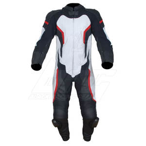 Vêtements de sport en stock Combinaison en cuir pour moto Service OEM Nouveau style Combinaison en cuir pour moto - Product Image 2