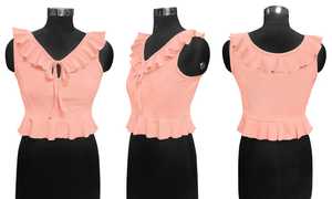 Top Designer formel été plage porter chemisiers ethniques femmes Inde meilleure vente fantaisie blanc vêtements accessoires dans le monde entier - Product Image 5