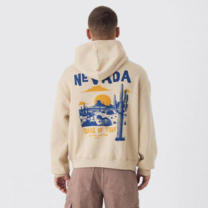 Sudadera con capucha personalizada para hombre, sudadera de algodón de gran tamaño de alta calidad, Sudadera con capucha, ropa de calle de moda para hombre - Product Image 2