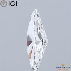 Diamante de corte Marquesa cultivado en laboratorio CVD de 4,00 quilates, certificado IGI, Color D, VVS2, obra maestra de diamante de claridad - Product Image 6