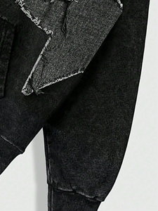 Vintage <b>Washed</b> Distressed Embroidery Stone Color <b>Wash</b> Customized logo Pattern Zip up High Quality Acid <b>Washed</b> Hoodies for Men - Product Image 5