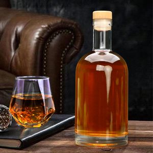 Superflint 700 ml Bắc Âu Hình dạng chai thủy tinh với nút chai hàng đầu cho rượu Whisky Vodka rum Gin đồ uống ngành công nghiệp - Product Image 5