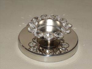 Crystal Beaded Metal <b>Tea</b> <b>Light</b> <b>Holder</b> Unique Style Wedding Ceremony Lighting Votive <b>Holder</b> Table Decoration Candle <b>Holder</b> - Product Image 6