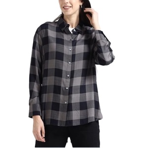 Camisa Casual de Algodón 100% de Alta Calidad para Mujer, con Estampado Personalizado, Bordado, Logotipo OEM, Tejido de Punto Largo, Ajustada, para Verano - Product Image 6