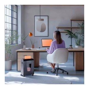 Prime M100 Black Cross-Cut Office <b>Paper</b> Shredder 20Lt <b>Shreds</b> CDs & Cards Electric - Product Image 4