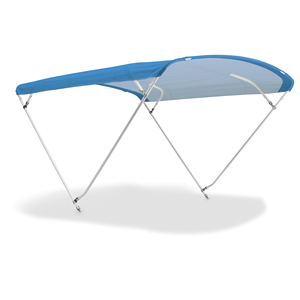 Haute qualité Nettuno Marine Equipment New Chic 4-Arches Bimini Top Blanc Laqué En Alliage D'aluminium Bleu Ciel Polyester Couverture De Bateau - Product Image 1