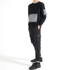 Sudadera de Hombre de Diseño Personalizado, Resistente, con Patrón Sólido, Producto de Invierno, Técnica de Teñido Liso - Product Image 3