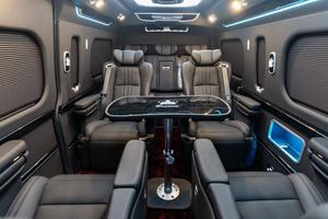 Minibús VIP de Lujo 2025 - Negro - Gris Metálico, Motor Diésel/Gasolina, Volante a la Izquierda, Transmisión Automática, Emisión Euro V, Listo para Exportación - Product Image 6