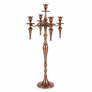 Luxury Vintage 9 Arm Metal <b>Candelabra</b> Handmade <b>Gold</b> Plated for Home and Wedding Floor Decoration Centerpieces - Product Image 2