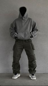 <b>100</b>% Cotton Men's Clothing Vintage Black Acid Wash Hoodies Wholesale Bulk Street Wear Hoodies Sweatshirts - Product Image 6