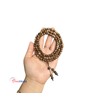 Bracelet perlé en bois de parfum de Couple de vent national mode nouveau Bracelet en bois d'agar délicat motif de peau de tigre gamme de tailles - Product Image 2