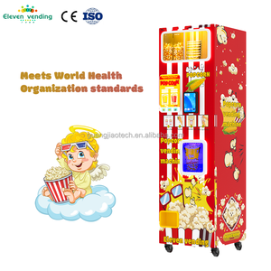 Distributeur automatique de popcorn commercial, machine à grignoter entièrement automatique, écran tactile, système de paiement pour centre commercial, cinéma - Product Image 2