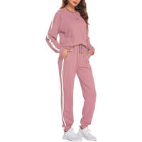 Ensemble décontracté grande taille pour femmes à manches longues costume de survêtement actif pour l'été motif d'entraînement décoré survêtement pour la course à pied en vente