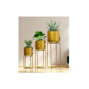 Handmade planters customized design decorative planters Rattan <b>net</b> planters flower pots with stand for indoor outdoor plants - Product Image 5