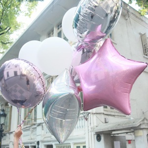Ballons en aluminium en forme d'étoile de 18 pouces, certifiés CE, gonflables à l'hélium, pour mariage, anniversaire, décoration de fête - Vente chaude - Product Image 4