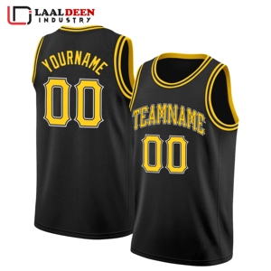 Maillot de basket-ball personnalisé et personnalisable, pas cher, 100% polyester, respirant, uniforme d'entraînement de basket-ball - Product Image 5