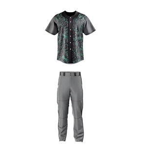 Nouveaux uniformes de baseball et de softball en polyester personnalisés, maillot sur mesure avec un style de coupe régulier simple - Product Image 3