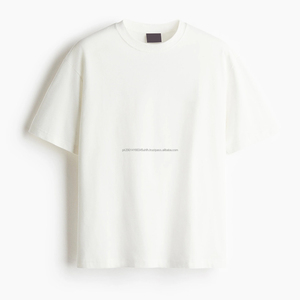 T-shirts personnalisés, votre propre marque, t-shirt en coton lourd, unisexe, coupe classique, logo imprimé vierge, 180 200 Gsm 220 240 280, haute qualité - Product Image 4