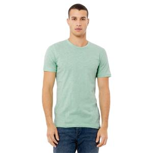 T-shirt à col rond en tricot teint uni pour hommes à manches courtes coupe régulière léger confortable élégant décontracté vêtements de tous les jours - Product Image 1