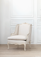 Fauteuil d'appoint de style français, fauteuil de salon pour meubles de maison