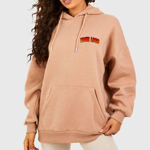 Sudadera con Capucha de Alta Calidad 100% Algodón para Mujer, Ropa de Calle Informal Transpirable de Invierno, Sudadera con Capucha Personalizada con Estampado DTF - Product Image 4