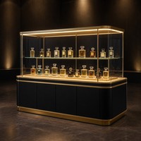 Vitrine de présentation de parfums sur mesure avec canopy, conçue par des experts pour les magasins de détail - Vente directe usine - MOQ 1 pièce