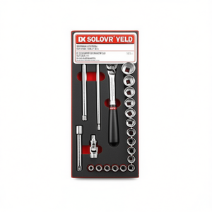 Facom 1/2'' Square <b>Drive</b> Metric 6Pt Socket Set - Product Image 2