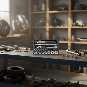 Usag 23-Piece Ratchet Set with Hexagonal <b>Sockets</b> and Inserts for <b>Socket</b> Product Use - Product Image 3