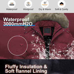 Chaqueta de Invierno Acolchada para Hombre de Alta Calidad, con Capucha y Cuello Alto, Tallas Grandes, Estilo Urbano Hip Hop, Colores Personalizables - Product Image 4