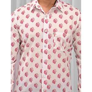 Chemise en coton imprimée pour homme, coupe slim, style décontracté chic, 100% popeline, manches longues, tailles XL à 6XL - Product Image 2