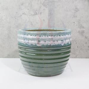 Vente en gros de pots en céramique écologiques à prix abordable, très demandés, avec trou de drainage et finition émaillée pour la décoration de jardin et de maison, prix d'usine - Product Image 2