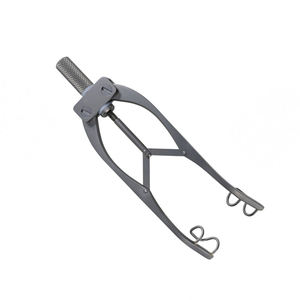 เครื่องถ่างตาแบบแมนนวล สแตนเลส พร้อมกลไกปรับระดับ ใบมีดแบบมีรู ขนาด 14 มม. ยาว x 5 มม. ลึก ขนาดเล็ก - Product Image 4