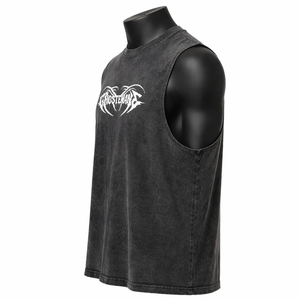 Camiseta Deportiva de Alta Calidad para Hombre, Camiseta sin Mangas Ajustada Informal con Tejido Acanalado - Product Image 6