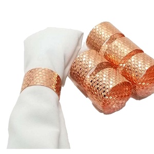 Senior boda banquete decoración oro Metal mariposa restaurante corte láser diseño vajilla servilletero anillo - Product Image 2