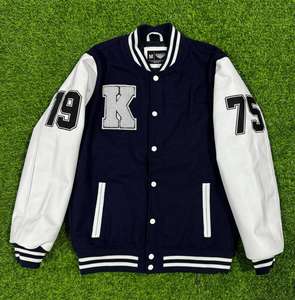 Chaqueta universitaria de talla grande personalizable, conjunto de ropa deportiva de invierno Letterman, técnica impresa transpirable, temporada de verano - Product Image 2