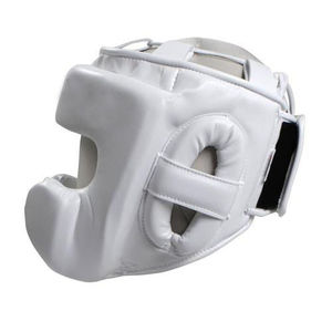 Equipo de protección Premium para jóvenes Ultimate Kickboxing Leather Head Guard para un entrenamiento seguro y efectivo en protectores de cabeza de boxeo - Product Image 3