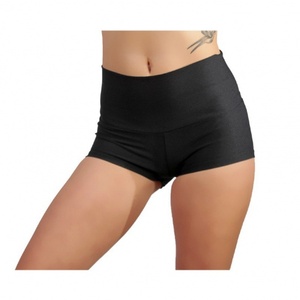 Shemax 2023 Top vente de haute qualité personnalisé en gros Yoga Fitness Gym pôle danse haut et bas noir Shorts - Product Image 4