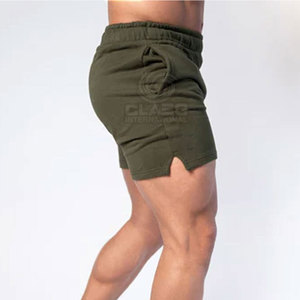 Pantalones cortos de gimnasio para hombre de alta calidad OEM servicio al por mayor fabricante pantalones cortos lisos de verano para hombre - Product Image 5
