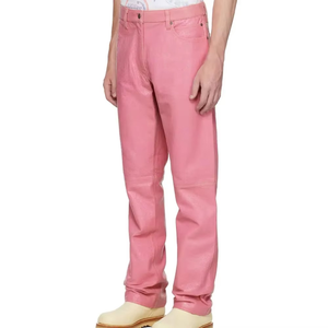 Servicios OEM, Pantalones de Cuero de Último Diseño, Pantalones de Cuero de Diseño Personalizado de Alta Calidad a Bajo Precio - Product Image 2