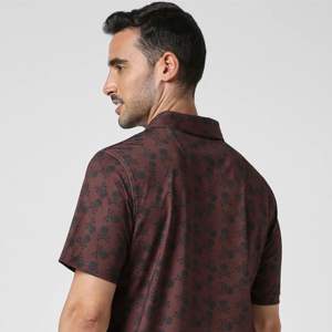 Polos al por mayor, polos para hombre, camisa informal cómoda y sencilla de talla grande con patrón sólido - Product Image 6