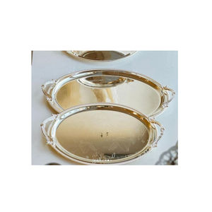 Centre de table vintage Plateau de service en métal Plateau de décoration de table au design fantastique des fabricants et fournisseurs - Product Image 6