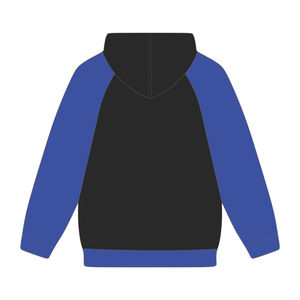 Sudadera con Capucha Azul Marino de Manga Raglán, Estilo Universitario, Bordado Chenille, Hermandad Griega Divine Nine, Orgullo Universitario, Logotipo Personalizado, Moda - Product Image 3