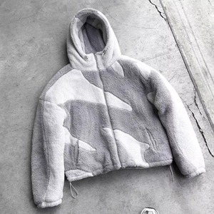 Manufacturer Streetwear Boxy Fit Oversized Polar Fleece <b>Jacket</b> Outdoor Wear Coat <b>Men</b> casual classical Winter <b>Sherpa</b> <b>Jackets</b> - Product Image 5