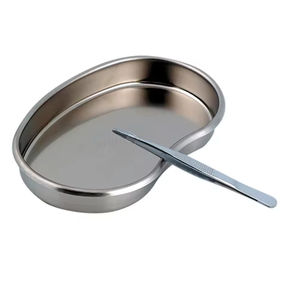 Plateau de rein d'hôpital de salle médicale d'acier inoxydable solide plateaux de bassin d'instruments de Hollowares chirurgicaux - Product Image 2