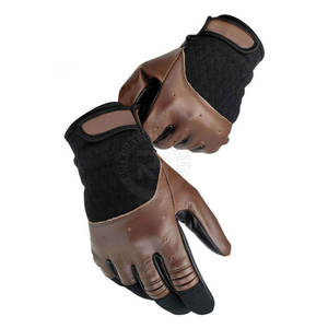 Gants de moto en cuir de haute qualité avec sécurité de course à écran tactile Applicabilité décontractée/extérieure/sportive - Product Image 1