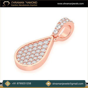 Collar con Colgante de Gota de Agua con Diamante Natural, Chapado en Oro Sólido de 10K, Joyería Moderna Personalizada para Mujer, Regalo de Cumpleaños o Compromiso - Product Image 4